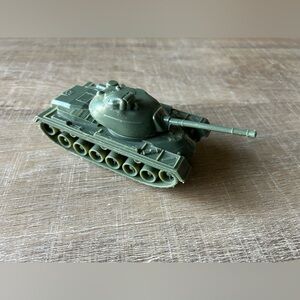 Vintage Ideal Soft Plastic Patton Army Tank - Marx, MPC, Timmee